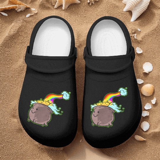 A Pot Of Gold At The End Of A Rainbow For St. Nurse Clogs