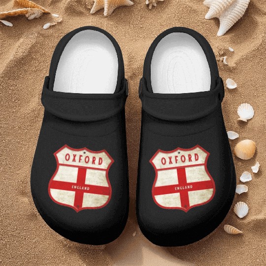 Oxford England coat of arms Nurse Clogs