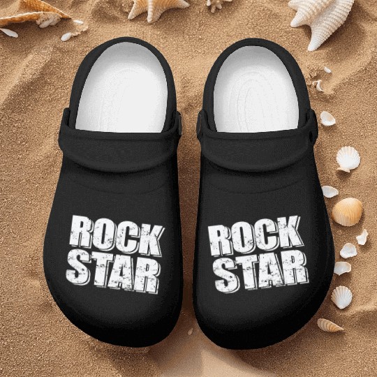 Rock Star Music Style Genre Guitar Rock Band Nurse Clogs