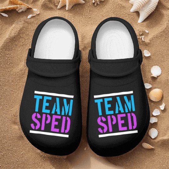 Special Education Teacher Team Sped Nurse Clogs