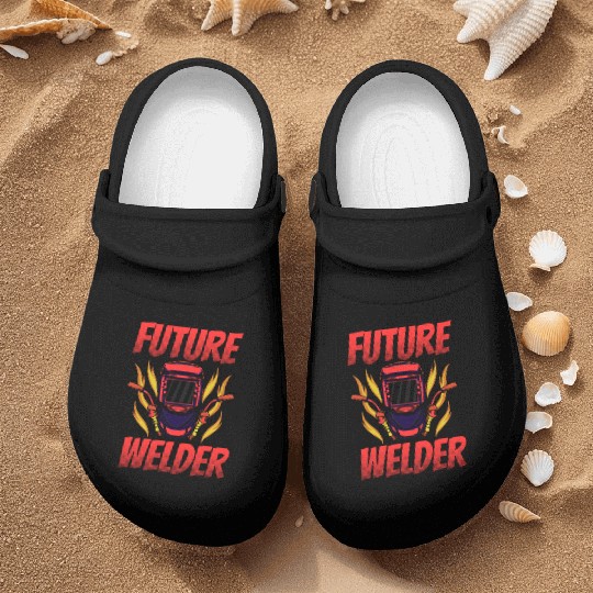 Welder Welding Vintage Future Nurse Clogs