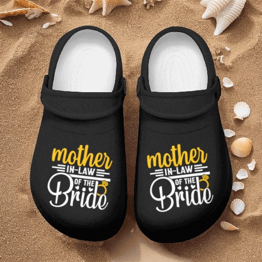 Mother in Law Of The Bride Wedding Party Matching Nurse Clogs