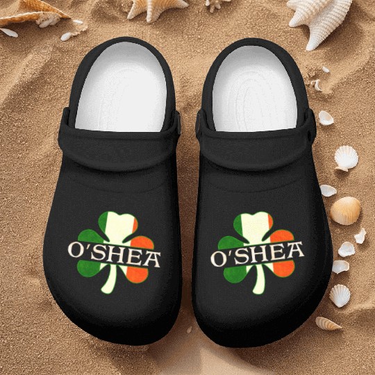 O'shea Irish Surname Ireland Flag Shamrock Nurse Clogs