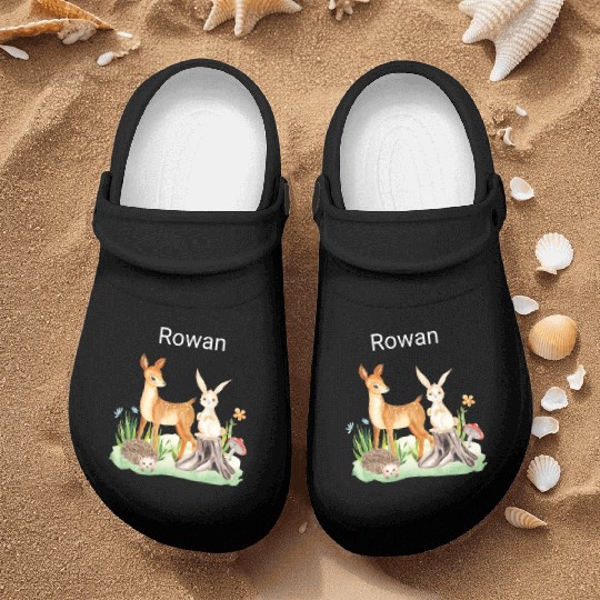 Animal deer rabbit hedgehog Rowan Nurse Clogs