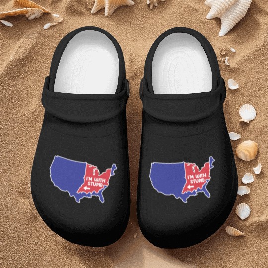 Indiana State US Design for patriotic Hoosiers Nurse Clogs