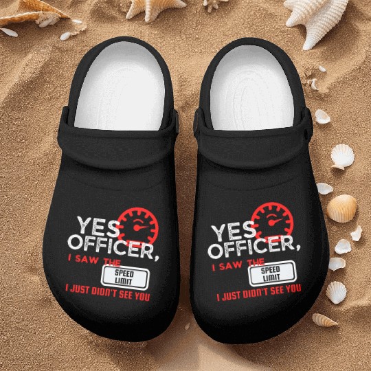 Funny Humor Police Mechanic Gift Car Mechanics Nurse Clogs