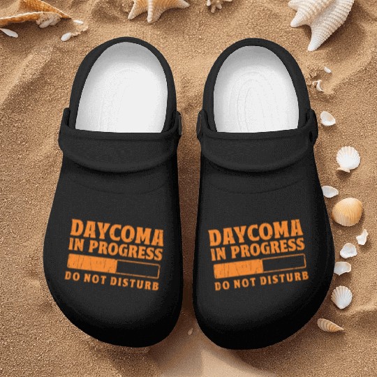 Daycoma in progress Do not Disturb - dreamer Nurse Clogs