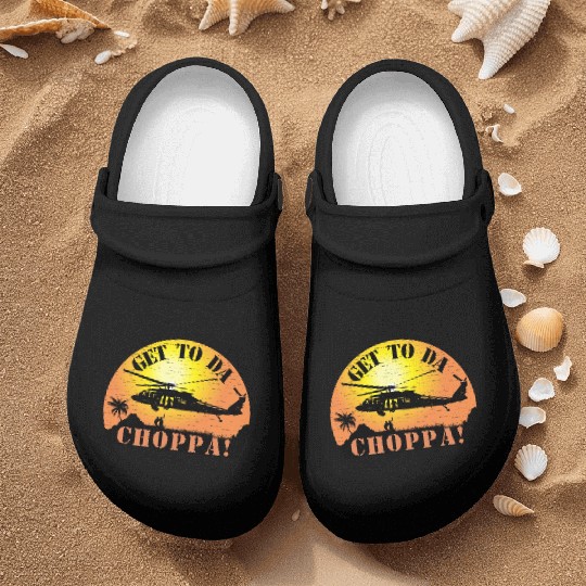 Get To Da Choppa Nurse Clogs