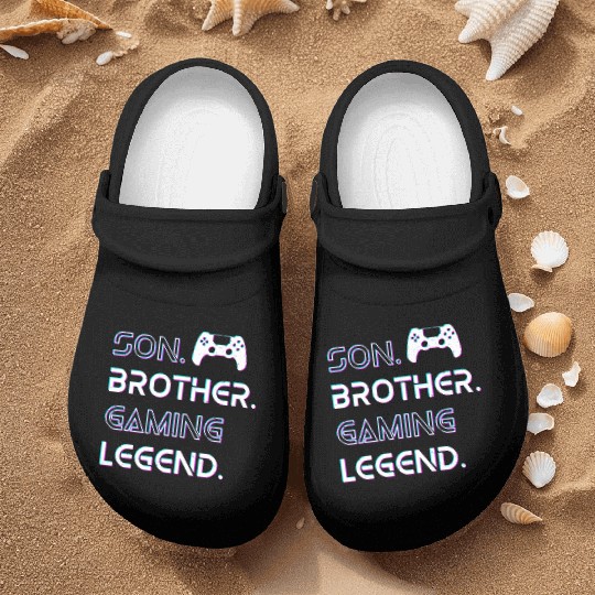 Son Brother Gaming Legend Boy Gamer Gift Nurse Clogs