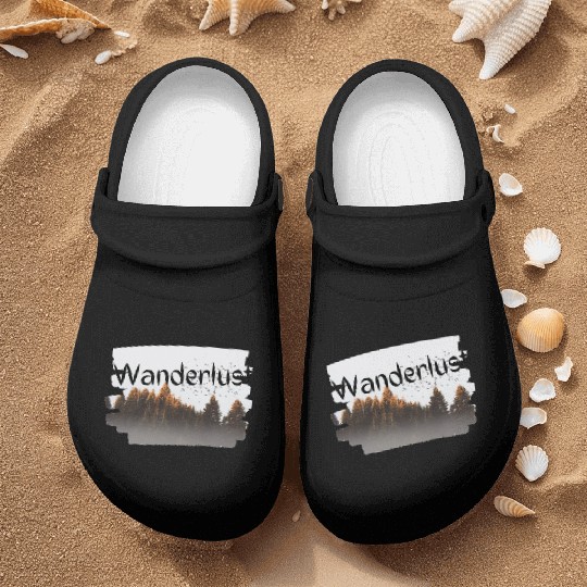 Wanderlust design Nurse Clogs
