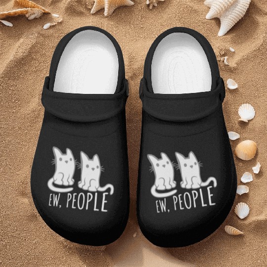 comic cats ew people Nurse Clogs