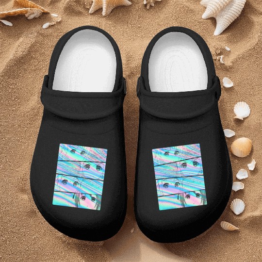 Colorful Pastel Goth Kawaii Anime Girls Nurse Clogs