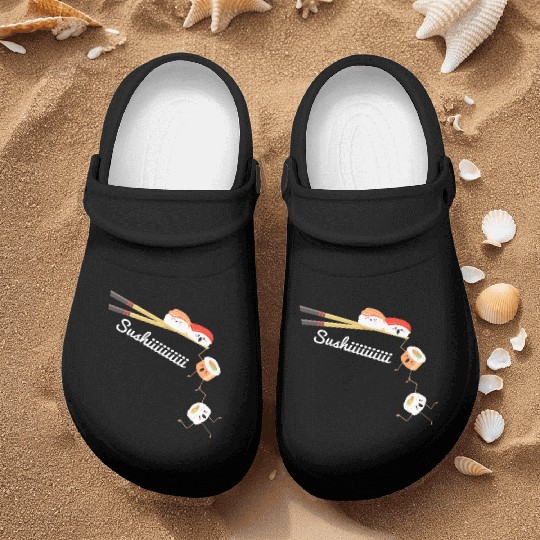 Sushi Lover Japan Lover Cuisine Chef Foodie Nurse Clogs