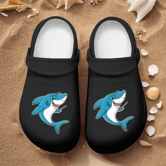 Teacher shark .. school student lessons enrollment Nurse Clogs