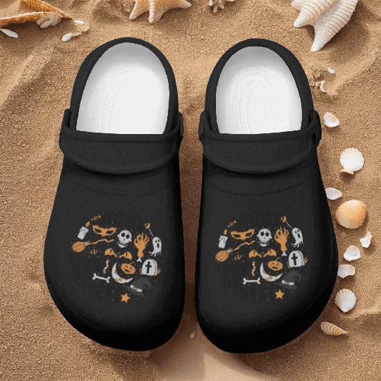 Halloween Costume Nurse Clogs, Trick Or Treat Witchy