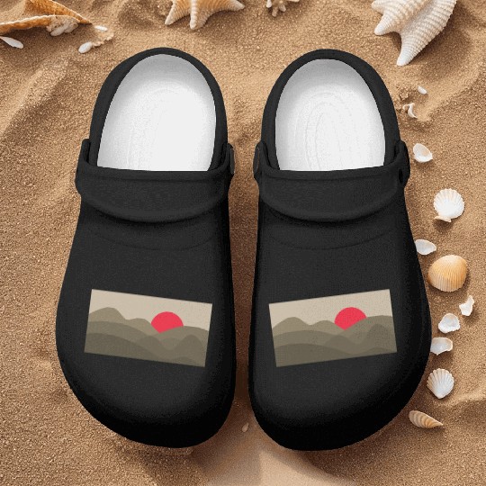 Minimalist Sun Peanut Brown Nurse Clogs