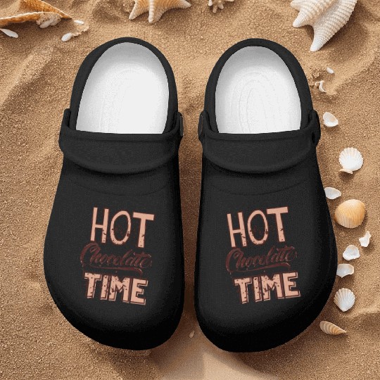 Cute winter quotes - hot chocolate time Nurse Clogs