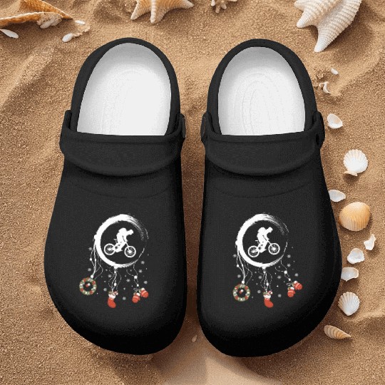 Winter dreamcatcher Christmas Mountain bike Nurse Clogs