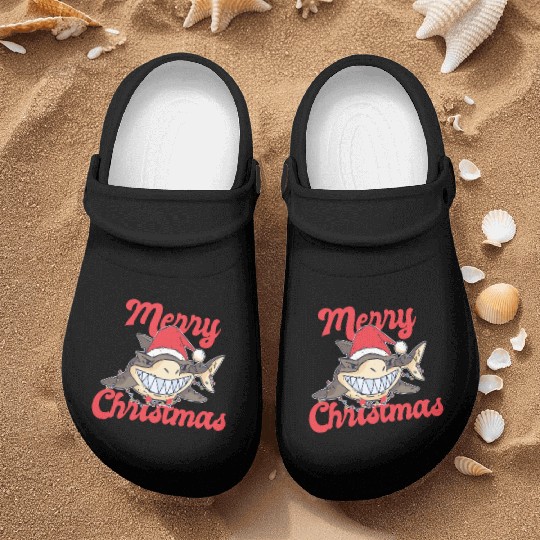 Cute Shark Cheeky In The Ocean For Christmas X-mas Nurse Clogs