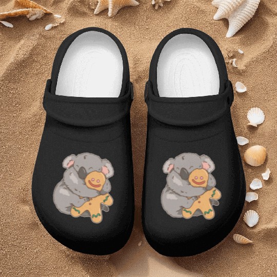 Cute Koala Gingerbread Cookies For Christmas X-mas Nurse Clogs