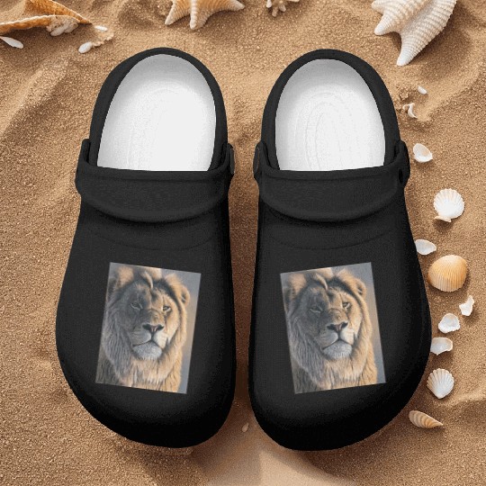 Lion King Of The Forest Nurse Clogs