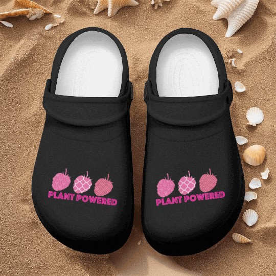 x27 Plant Powered x27 Vegan raspberry Nurse Clogs