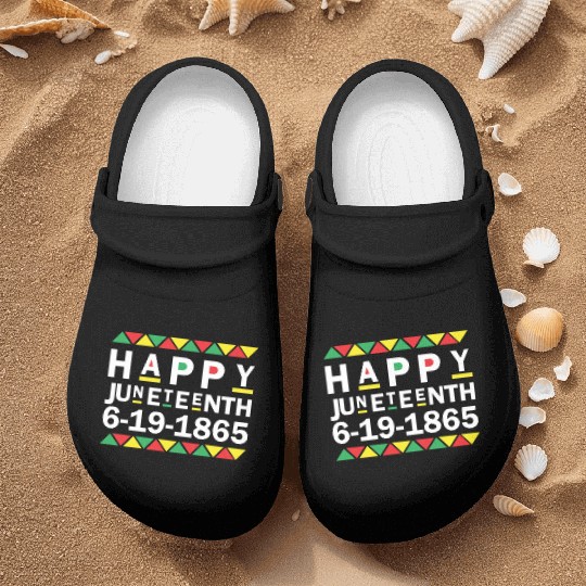 Juneteenth Black History Nurse Clogs