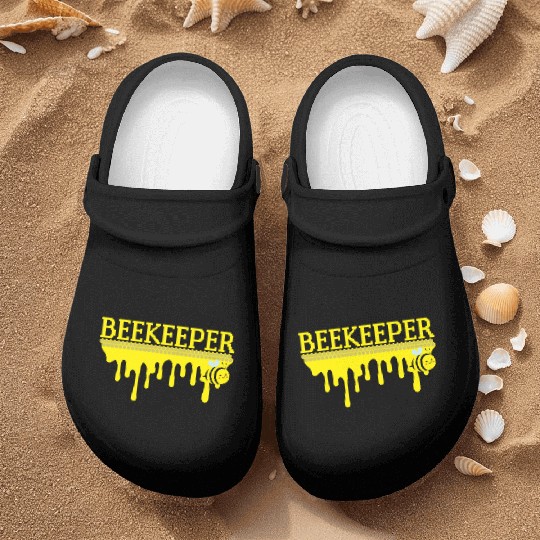 Bee Keeper Beekeeper, Funny Bee Hive Honey Lover Nurse Clogs