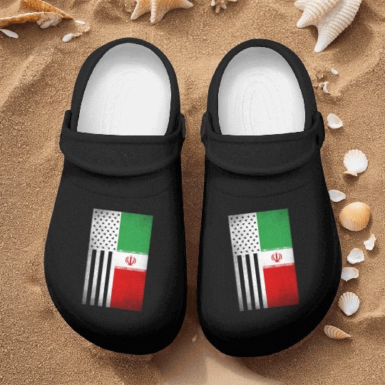 Iran Design for proud Iranian Americans Nurse Clogs