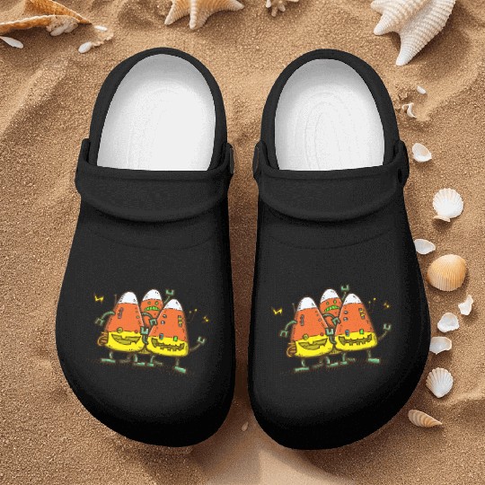 Candy Corn Bots Nurse Clogs