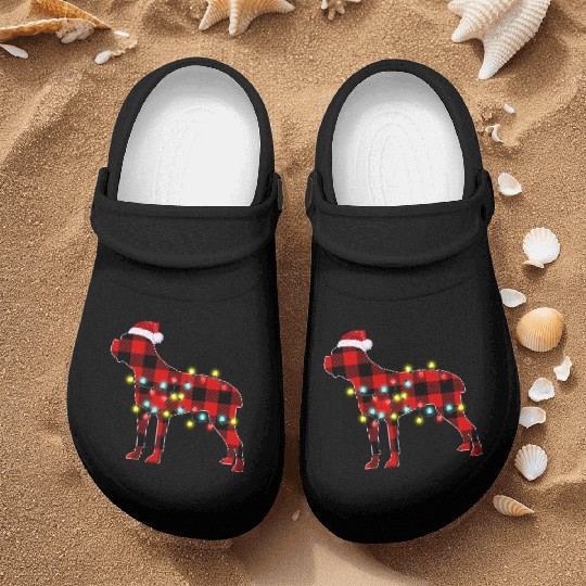 Cane Corso Christmas Dog Lover Pajamasa Nurse Clogs