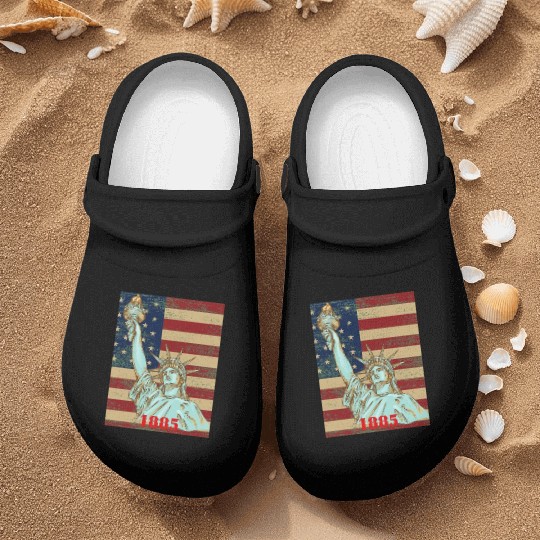 LOVE-Statue of Liberty Nurse Clogs