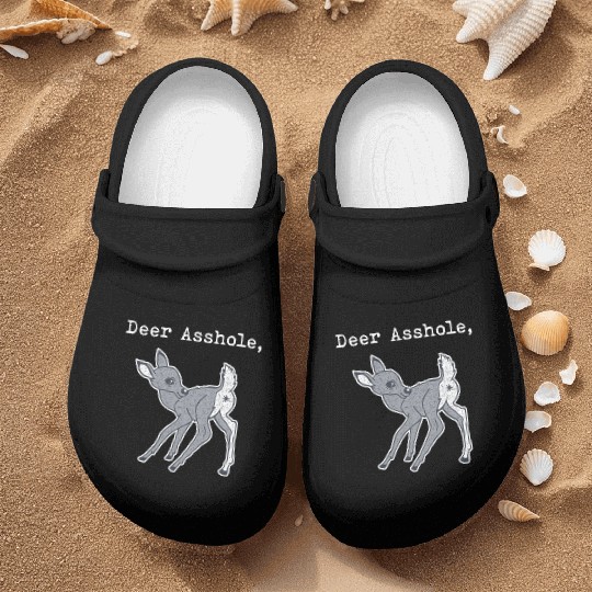 DEER ASSHOLE Nurse Clogs