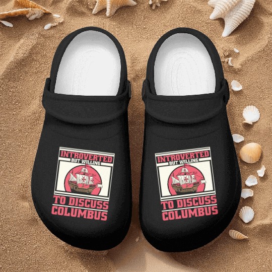 Columbus Day 1492 Nurse Clogs