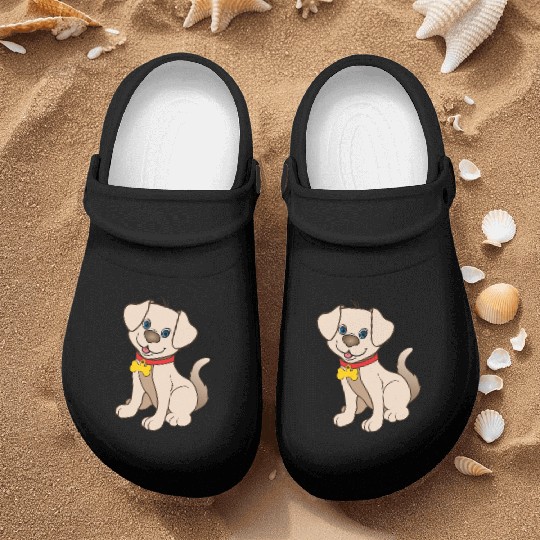 Retriever Cute Puppy Dog Owner Pet Lover Gift Idea Nurse Clogs