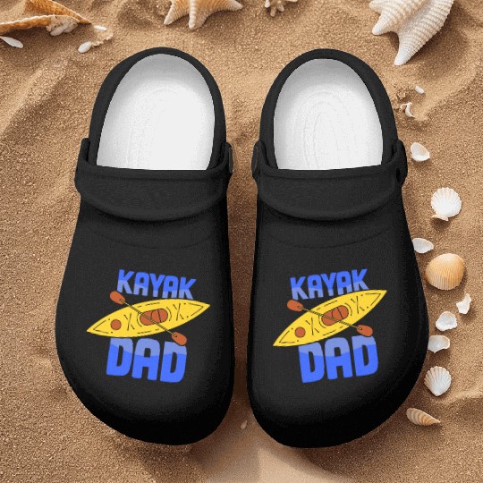 Kayak Dad Kayakist Kayaking Hobby Lover Nurse Clogs