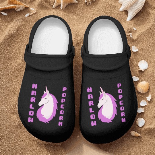 Harlow And Popcorn Merch Popcorn The Pony Nurse Clogs