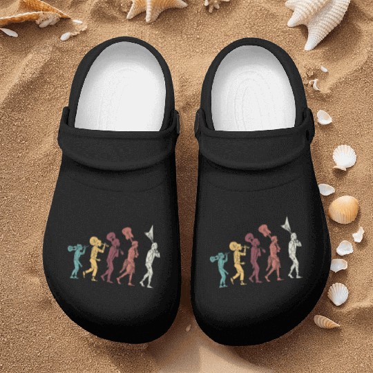 Guitar Players Retro Music Guitarist Nurse Clogs