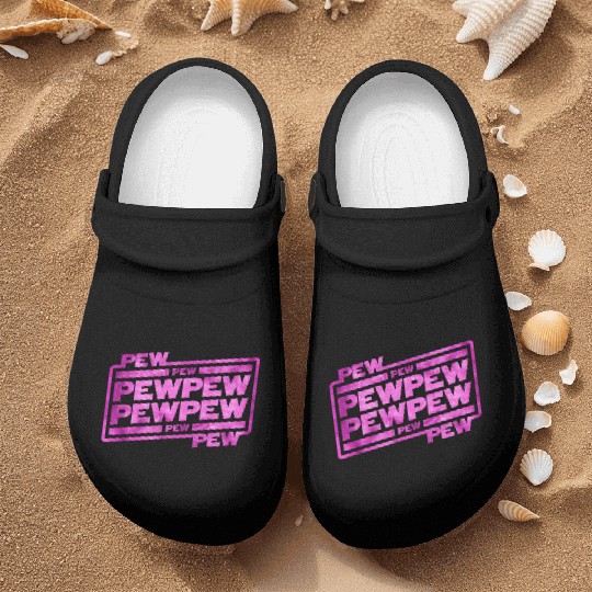 Pew Pew Pew Nurse Clogs