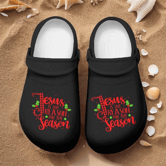 Jesus Is The Reason For The Season Christmas Xmas Nurse Clogs