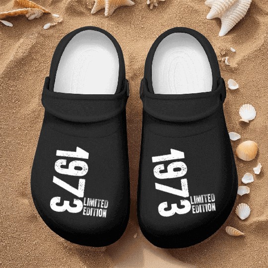 50 Years Vintage 1973 Retro 50th Birthday Nurse Clogs