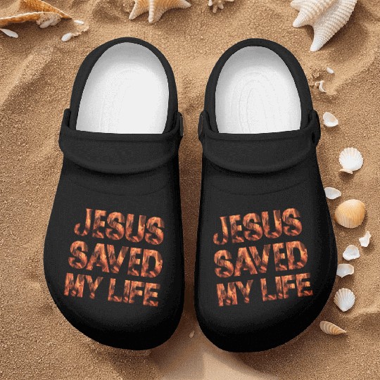 Jesus Saved My Life Nurse Clogs