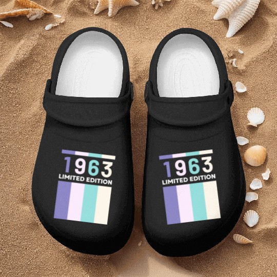 60 Years Vintage 1963 Retro 60th Birthday Nurse Clogs