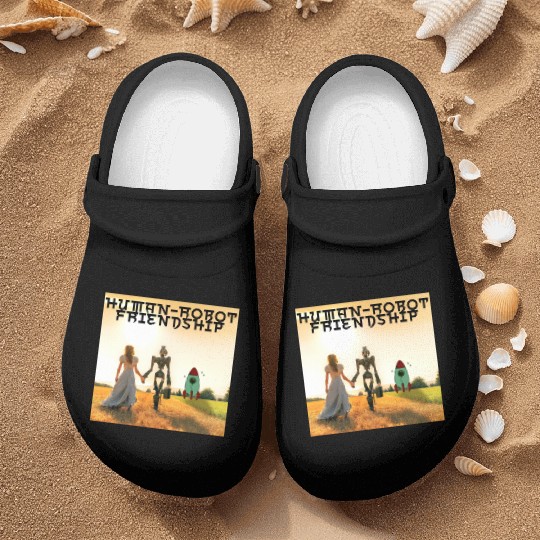 Robot Friendship Nurse Clogs
