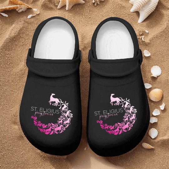 St Eligius Patron Saint of Horse Owner Horses Cath Nurse Clogs