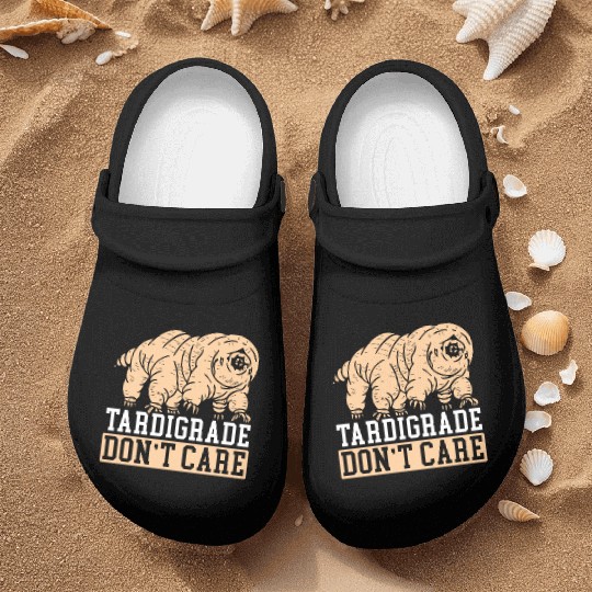 Tardigrade Don't Care Water Bear Biology Nurse Clogs