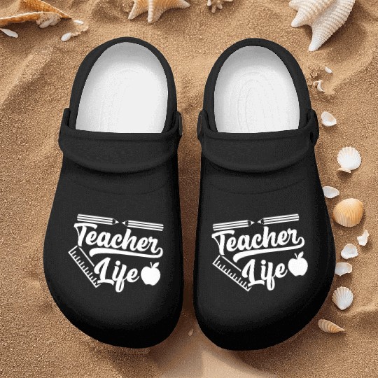 Teacher Life Cute Teacher's Day First Day Of Schoo Nurse Clogs