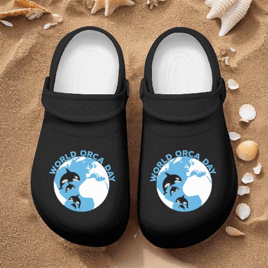 World Orca Day Nurse Clogs