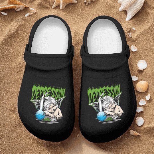 Depression Angel Nurse Clogs