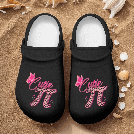 Butterfly Cute Pi Math Holiday Mathematics Pi Day Nurse Clogs
